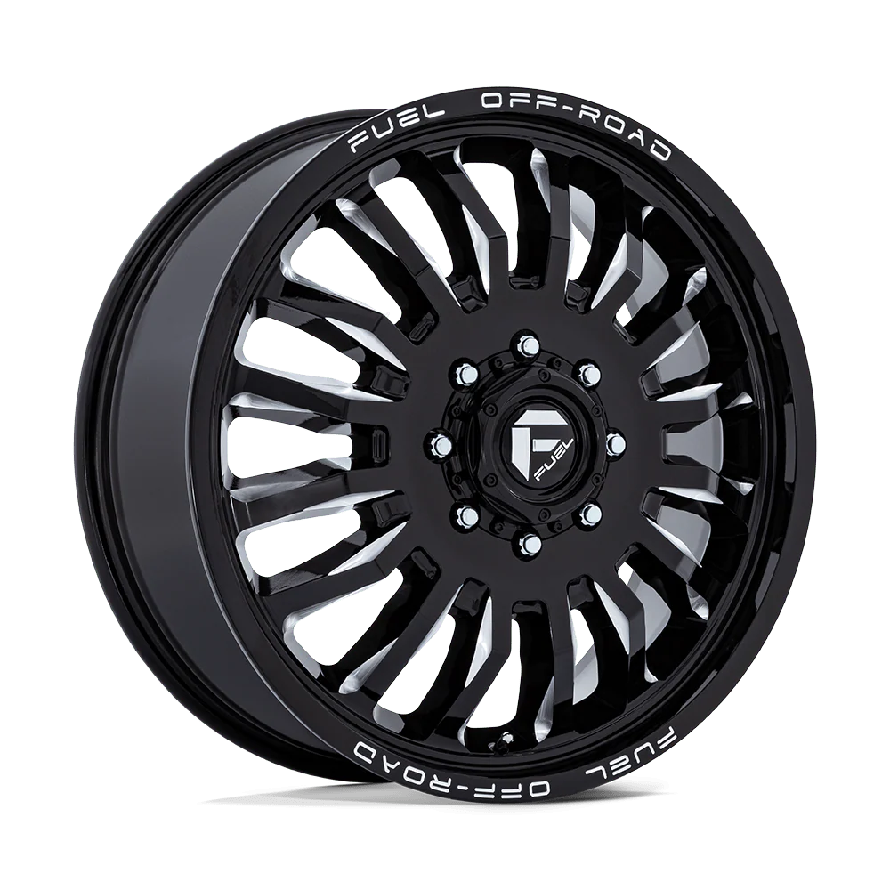 D868 22X8.25 8X170 G-BLK-MILL 104MM