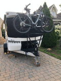 AFRAME BIKE RACK FOR TEARDROP TRAILERS FOR 2 BIKES