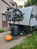 AFRAME BIKE RACK FOR TEARDROP TRAILERS FOR 2 BIKES