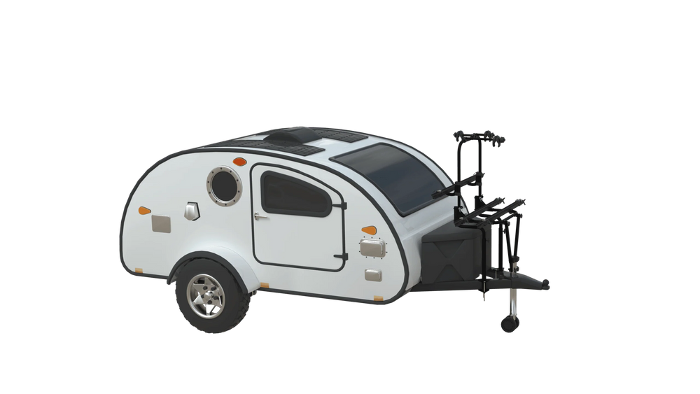 AFRAME BIKE RACK FOR TEARDROP TRAILERS FOR 2 BIKES
