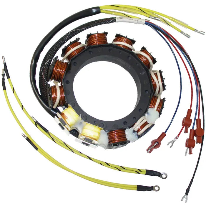 STATOR, MERC., 6 CYL, 40 AMP (DROP