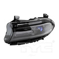 CAPA 1619 DG CHRGR HALGN W/ LED DRL W/O LOGO HEADLAMP ASSY