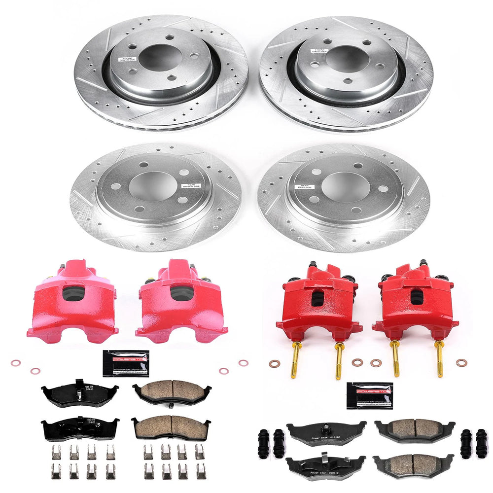 Power Stop 00-04 Chrysler Concorde Front & Rear Z23 Evolution Sport Brake Kit w/Calipers
