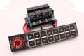 8 Switch In-Dash Control Module Black Faceplate
