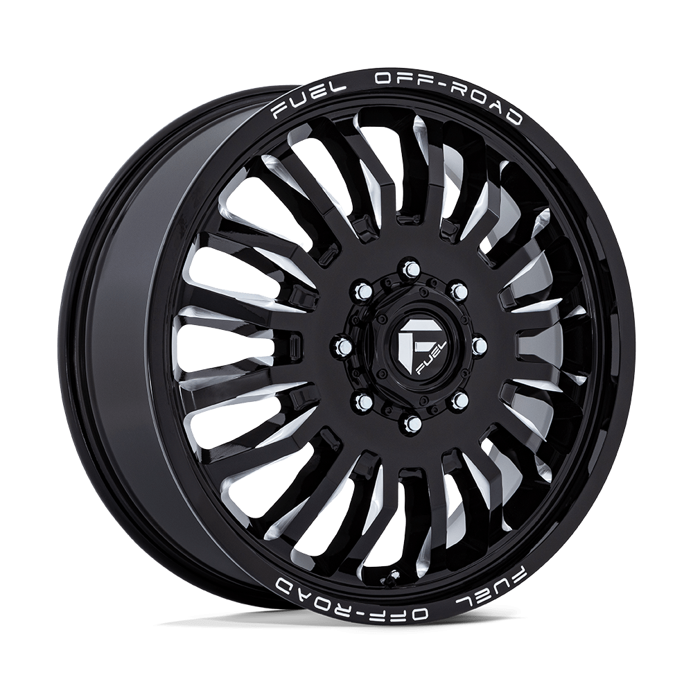 D868 22X8.25 8X210 G-BLK-MILL 104MM