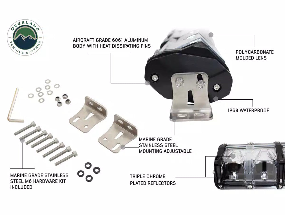 EKO 30IN LED/RGB LIGHT W/SWITCH HARNESS & MOUNTING HARDWARE