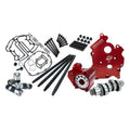 S&S Cycle 2017+ WC M8 Models Chain Drive 475C Cam Chest Kit w/ Chrm Pushrod Tubes - Incl. VVT