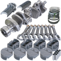 Eagle Chevy LT1350 1Pc 3.750in Crank 6.000in I-Beam Rods -5cc 4.040in Pistons Rotating Assembly