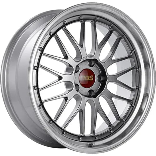 BBS LM 19x9 5x120 ET44 Diamond Black Center Diamond Cut Lip Wheel - 82mm PFS Required