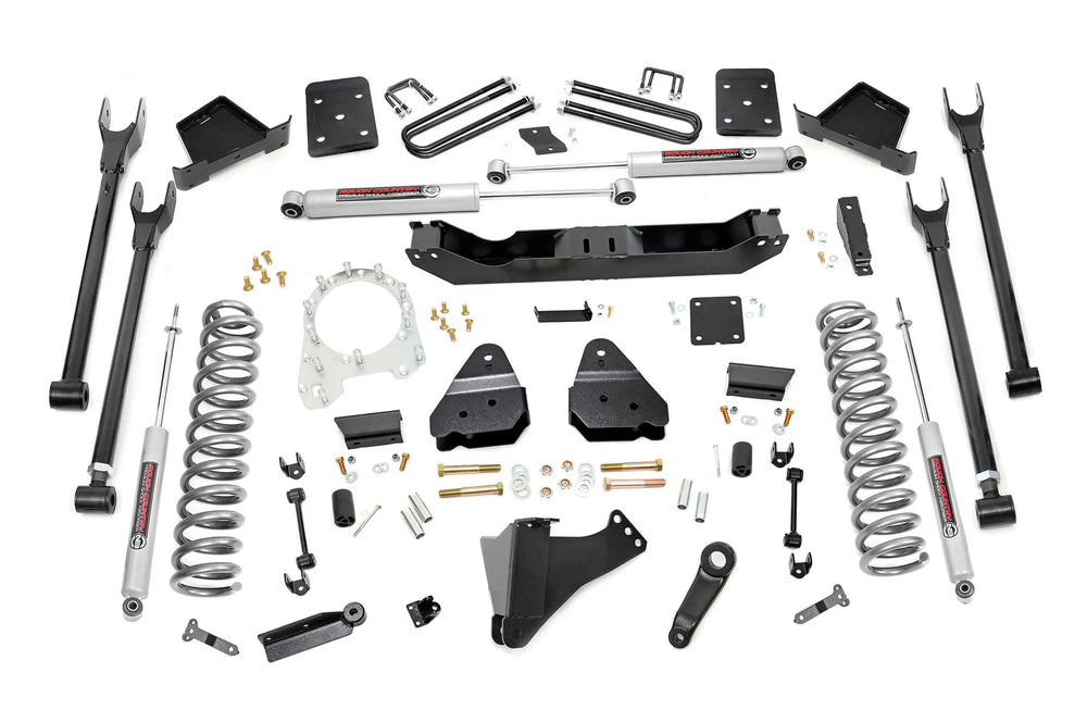 1x 7675 6 Inch Lift Kit Diesel 4 Link OVLD Ford Super Duty (17-22)