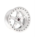 Weld S71 17x11 / 5x4.75 BP / 6.4in. BS Polished Wheel (Low Pad) - Polished Single Beadlock MT