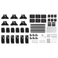 ARB Base Rack 84in x 51in with Mount Kit/Deflector/Front 1/4 Rails