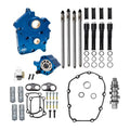 S&S Cycle 2017+ M8 Incl VVT 496G Cam Chest Kit w/ Chrome Pushrod Tubes