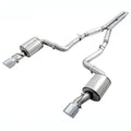 AWE Tuning 2015+ Dodge Charger 6.4L/6.2L Non-Resonated Touring Edition Exhaust - Diamond Blk Tips