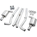 AWE Tuning 2015+ Dodge Charger 6.4L/6.2L Non-Resonated Touring Edition Exhaust - Diamond Blk Tips