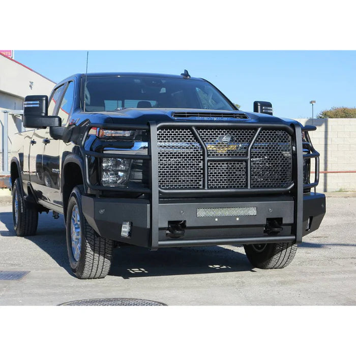 24C SILVERADO 2500/3500HD ELEVATION FRONT BUMPER FINE TEXTURED BLACK