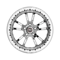 Weld S70 RT-S 17x10in / 5x120 BP / 7.2in. BS - Black Center - Polished Shell Wheel