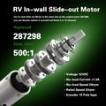GEARMOTOR DUAL SHAFT MT W/ PIN-B