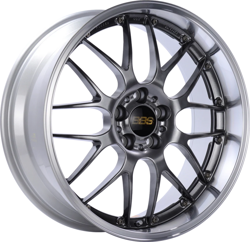 BBS black auto part