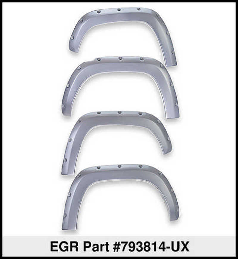 EGR silver fender flares