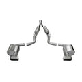 2.5 Inch Cat-Back Sport Dual Rear Exhaust GTX Polished Tips 09-10 Dodge Challenger R T Manual Trans