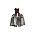 Universal Muffler Kit, Single Inlet Single Outlet, 76MM 3.0" 2 Mufflers