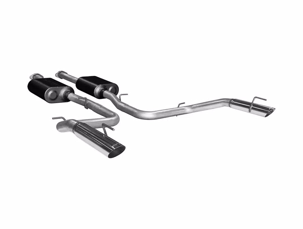 American Thunder Cat-Back Exhaust System 1999-2004 Ford Mustang Cobra With 4.6L Dohc Engine Aggressive To Moderate Sound Flowmaster