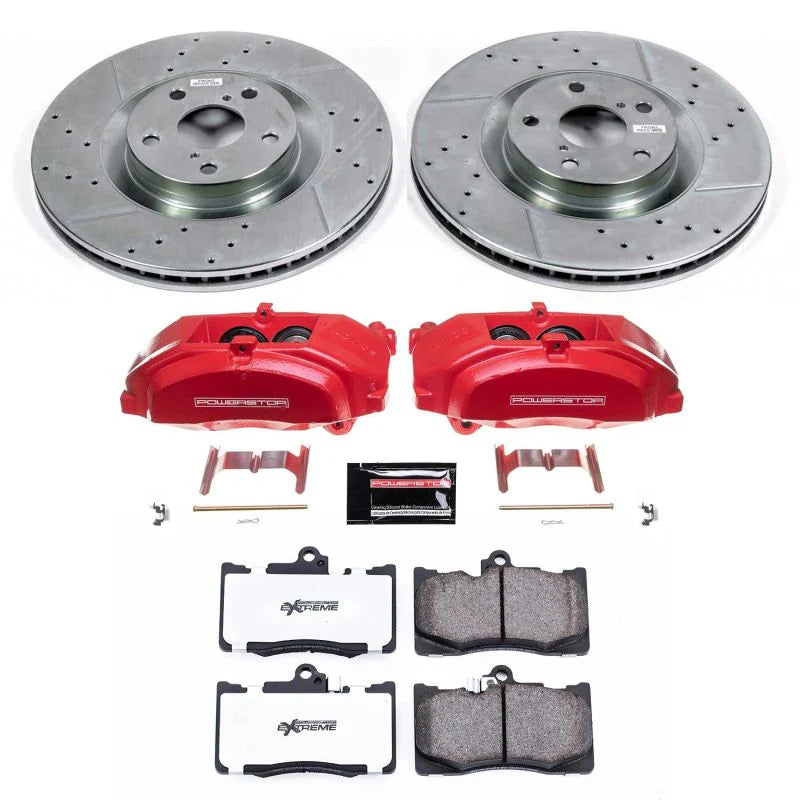Power Stop 13-19 Lexus GS350 Front Z23 Evolution Sport Brake Kit w/Calipers