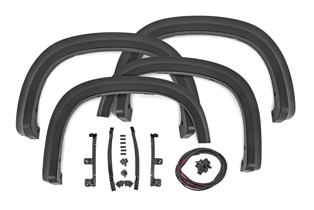 Fender Flares Sport GB8 Mosaic Black Chevy Silverado 1500 2WD/4WD (19-24)