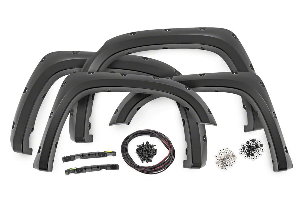 Rough Country blue fender flares