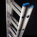 WERNER 40FT ALUMINUM EXTENSION LADDER TYPE I 250# CAPACITY D13402