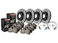 Stoptech Sport Axle Pack, Drilled & Slotted, 4 Wheel Brake Kit