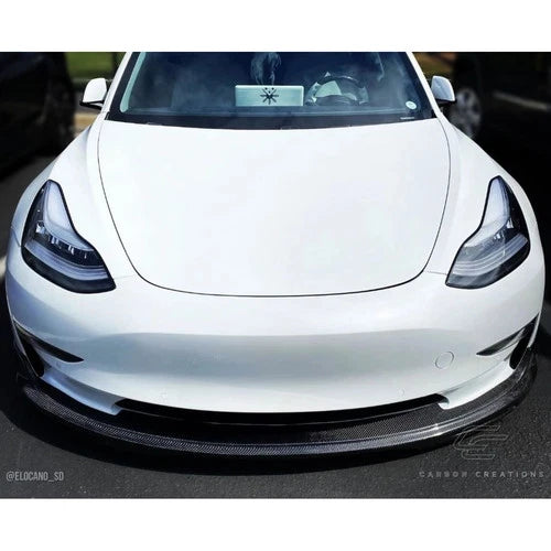 2018-2023 Tesla Model 3 Carbon Creations GT Concept Front Lip - 1 Piece