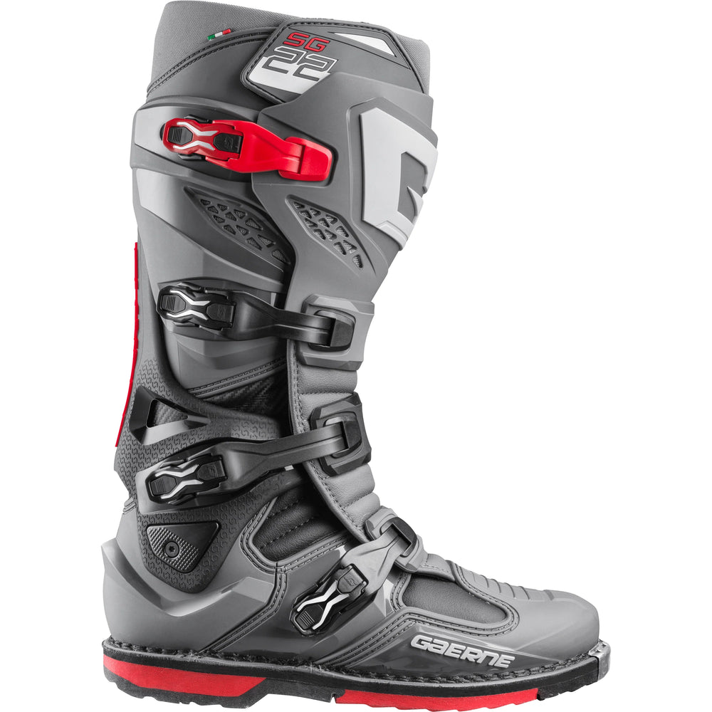 Gaerne SG22 Boot Anthracite/ Black/Red Size - 10
