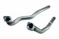 Crossmember Back w Xchange Exhaust System Split Rear Dual Exit 2.5 in Intermediate And Tail Pipe 18 in Race Pro Mufflers Hardware Incl Tip Not Incl Pypes Exhaust