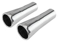 Crossmember Back w Xchange Exhaust System Split Rear Dual Exit 2.5 in Intermediate And Tail Pipe 18 in Race Pro Mufflers Hardware Incl Tip Not Incl Pypes Exhaust