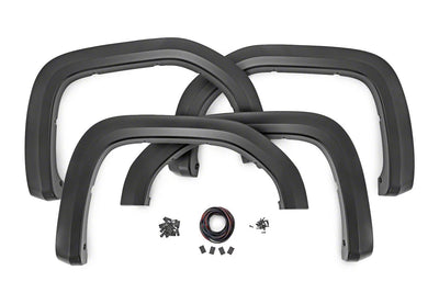 Rough Country silver fender flares