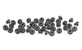 Pocket Fender Flares GB8 Ebony Twilight GMC Sierra 2500 HD/Sierra 3500 HD (20-24)