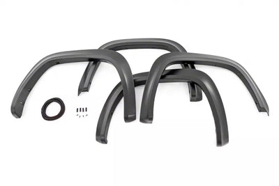 Rough Country silver fender flares