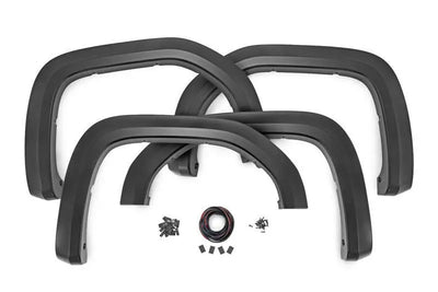 Rough Country silver fender flares