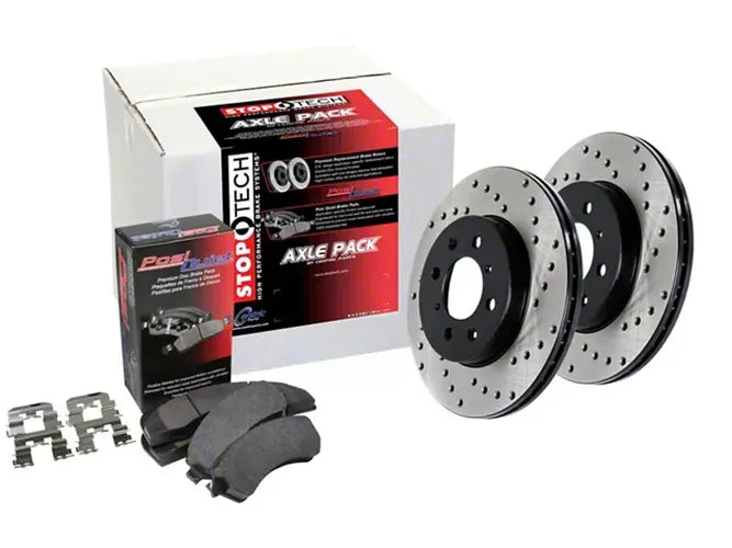 Street Axle Pack - Drilled; Front