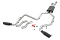 ~(70 lbs. 46X16X12)~ Dual Cat-Back Exhaust System w/ Black Tips (09-20 Toyota Tundra V8 - 4.6L 5.7L)