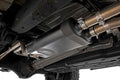 ~(70 lbs. 46X16X12)~ Dual Cat-Back Exhaust System w/ Black Tips (09-20 Toyota Tundra V8 - 4.6L 5.7L)