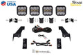 Diode Dynamics - Jeep JL SS5 4-Pod CrossLink Grille Lightbar Kit, Pro White Combo
