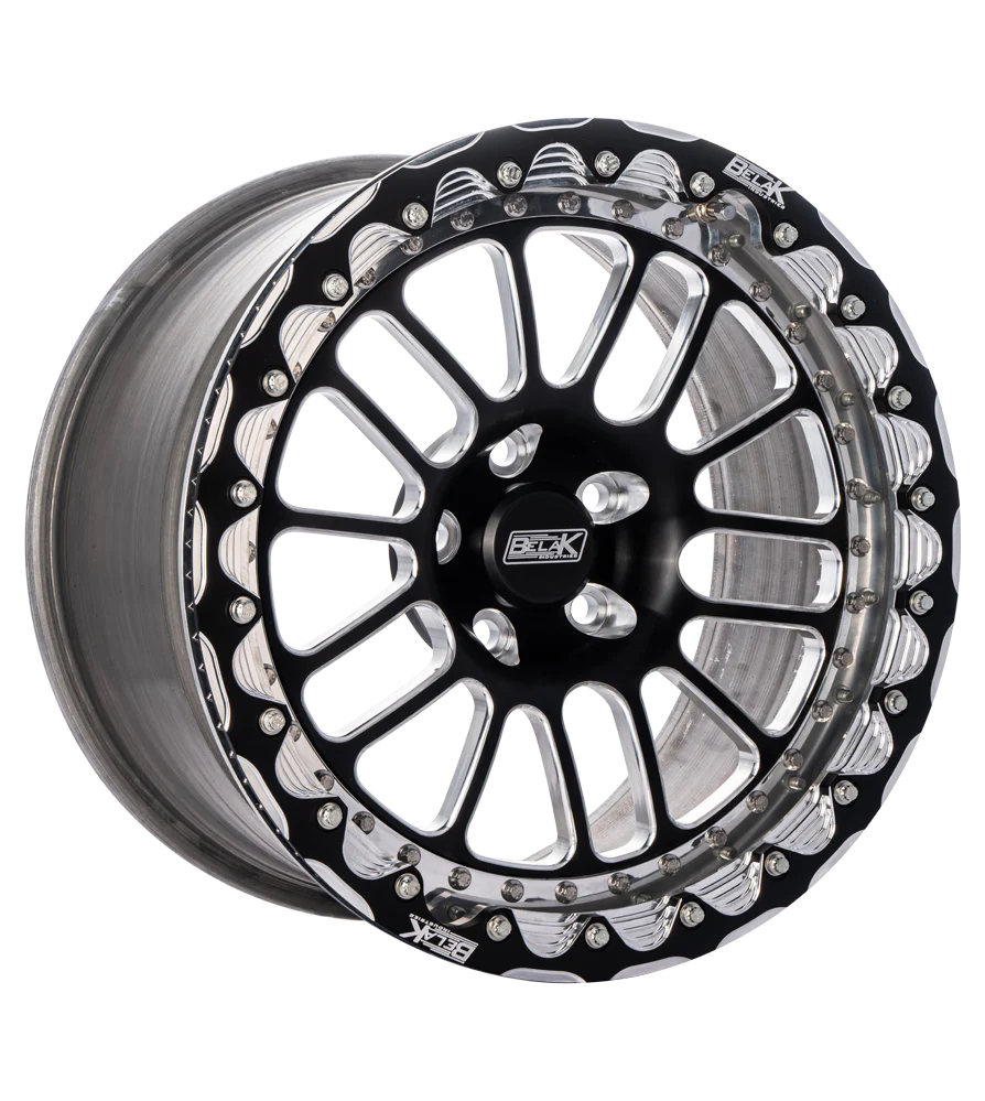 Belak 15x9 / 6in BS / 5x112 BP / High Pad / Series 2 Wheel - Single Beadlock Billet Outer Lip