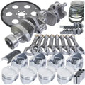 Eagle Chevy 350 1Pc 3.750in Crank 5.700in I-Beam Rods 4.030in Pistons 153 Tooth FP Balanced Assembly