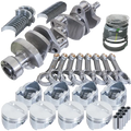 Eagle Chevy 350 1Pc 3.750in Crank 5.700in I-Beam Rods 4.040in Pistons 168 Tooth FP Balanced Assembly