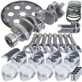 Eagle Chevy 350 1Pc 3.750in Crank 5.700in I-Beam Rods 4.030in Pistons 168 Tooth FP Balanced Assembly