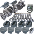 Eagle Chevy 400 3.750in Crank 6.000in I-Beam Rods -5cc Flat Top 4.165in Pistons Rotating Assembly