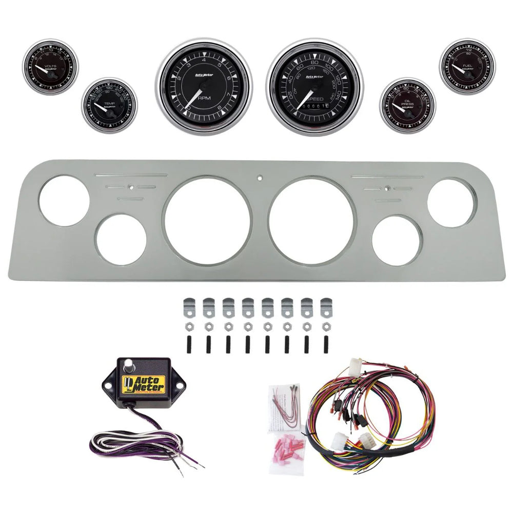 AutoMeter chrome gauge